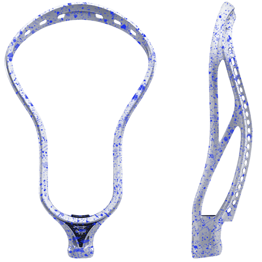 ECD DNA 2 Lacrosse Head Men's Head Blue Splatter Lax.com