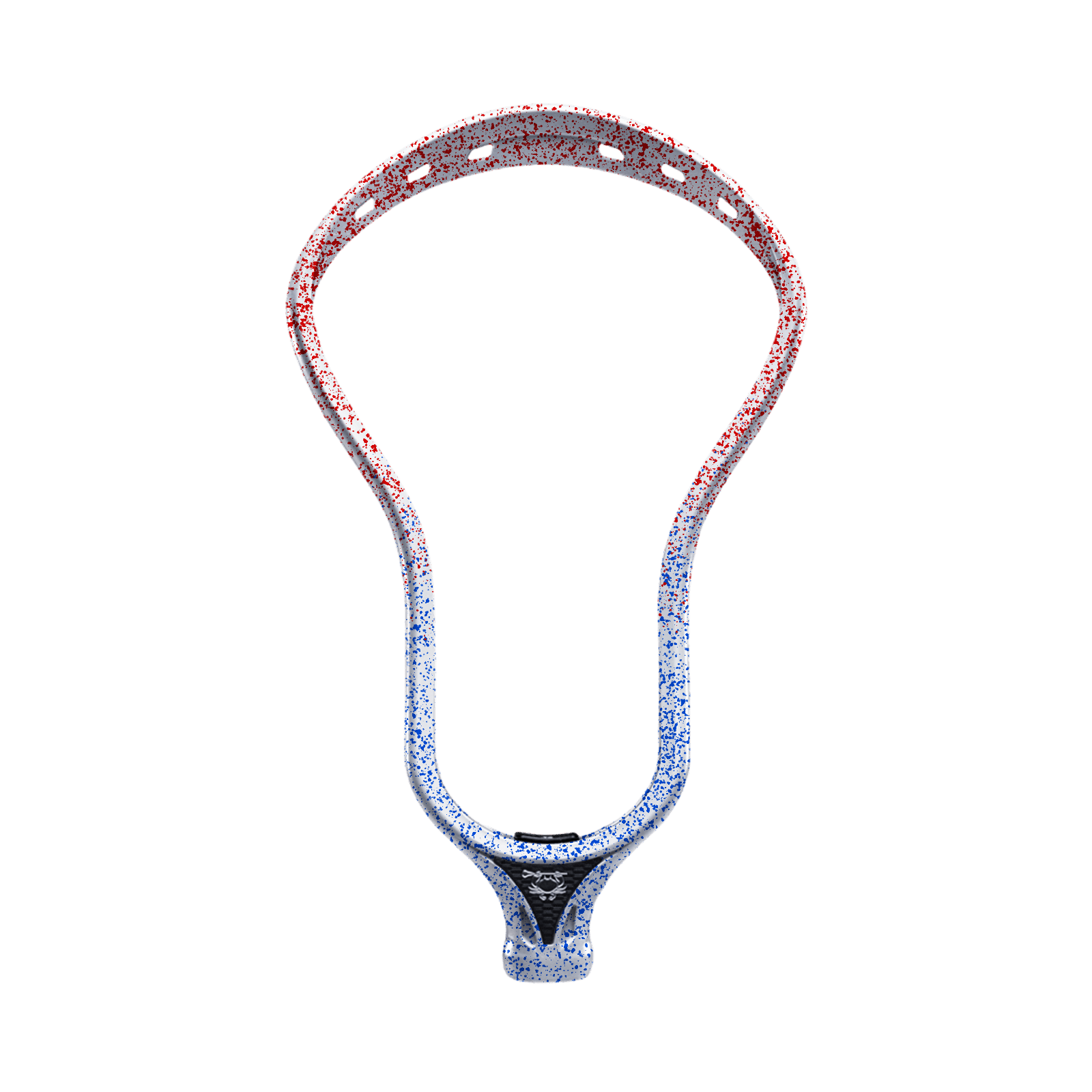 ECD DNA 2 Lacrosse Head Men's Head Red/Blue Splatter Fade Lax.com