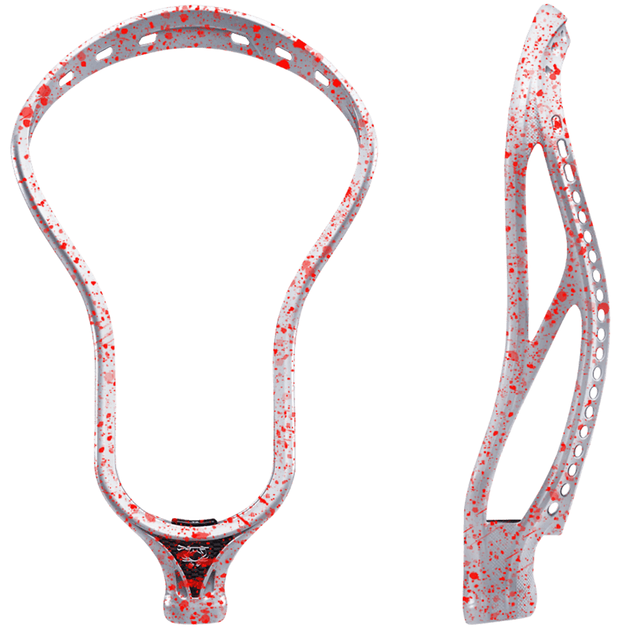 ECD DNA 2 Lacrosse Head Men's Head Red Splatter Lax.com