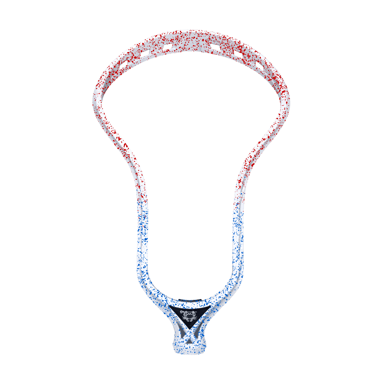 ECD Mirage 3.0 Lacrosse Head Men's Head Red/Blue Splatter Fade Lax.com