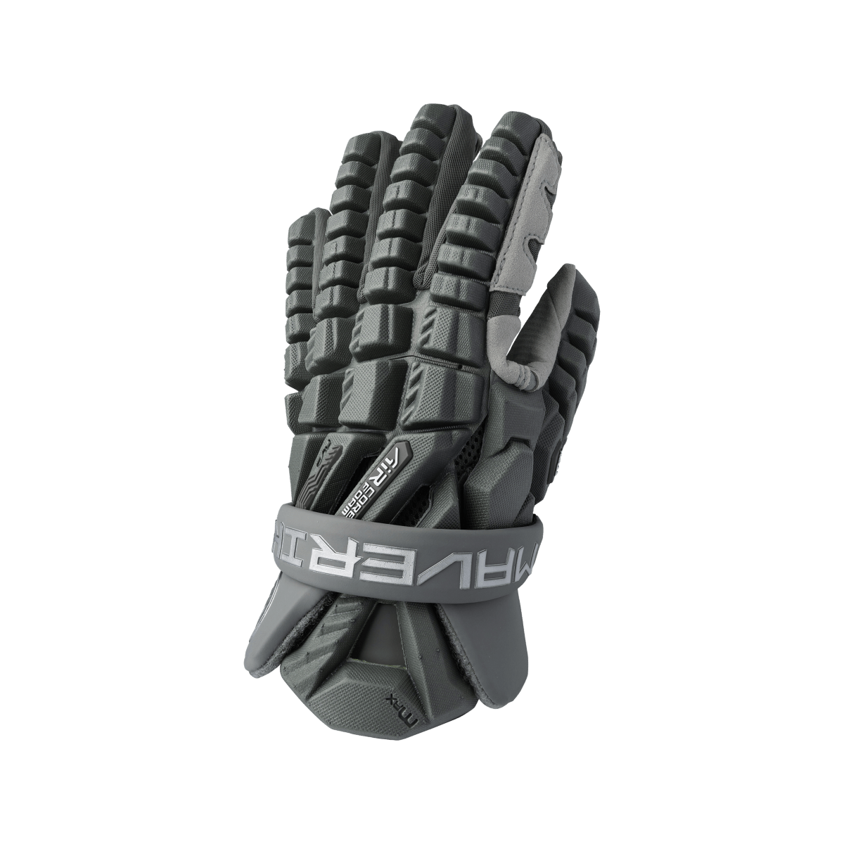 Maverik Max 2028 Lacrosse Gloves Men's Gloves Grey Lax.com