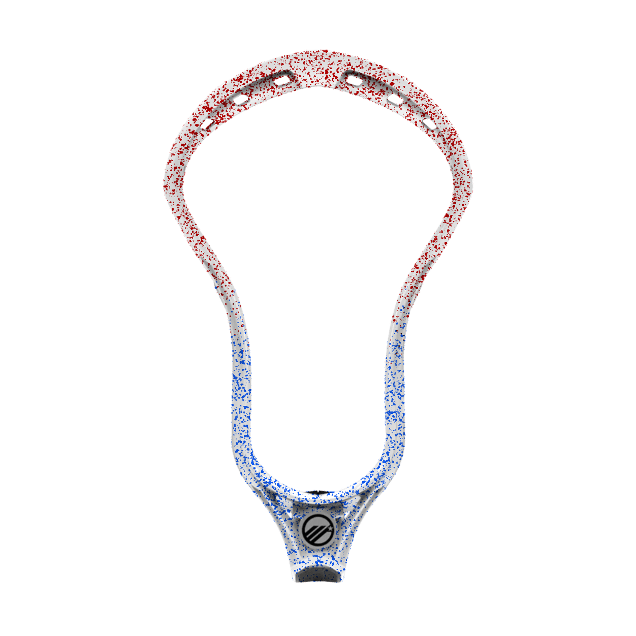 Maverik Tactik 3 Lacrosse Head Men's Head Red/Blue Splatter Fade Lax.com