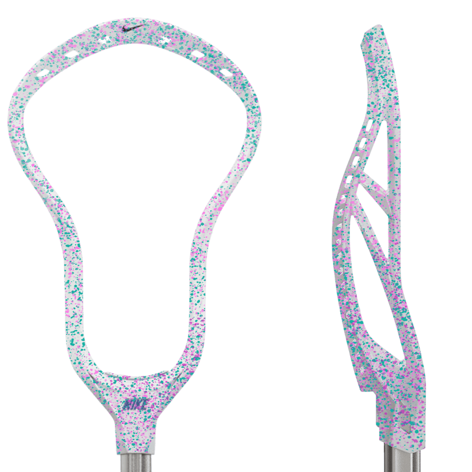 Nike L3 Lacrosse Head Men's Head Pink/Teal Splatter Lax.com