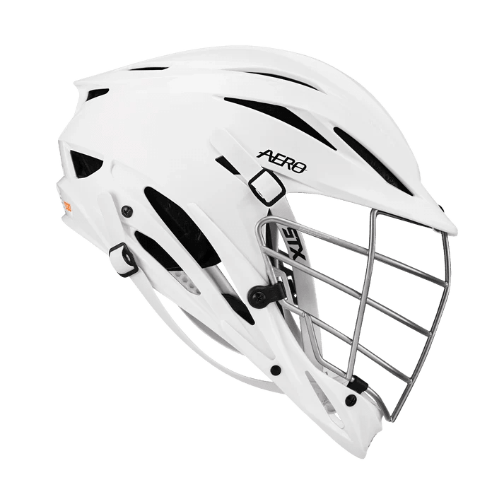 STX Aero Stock Lacrosse Helmet Helmet White Lax.com