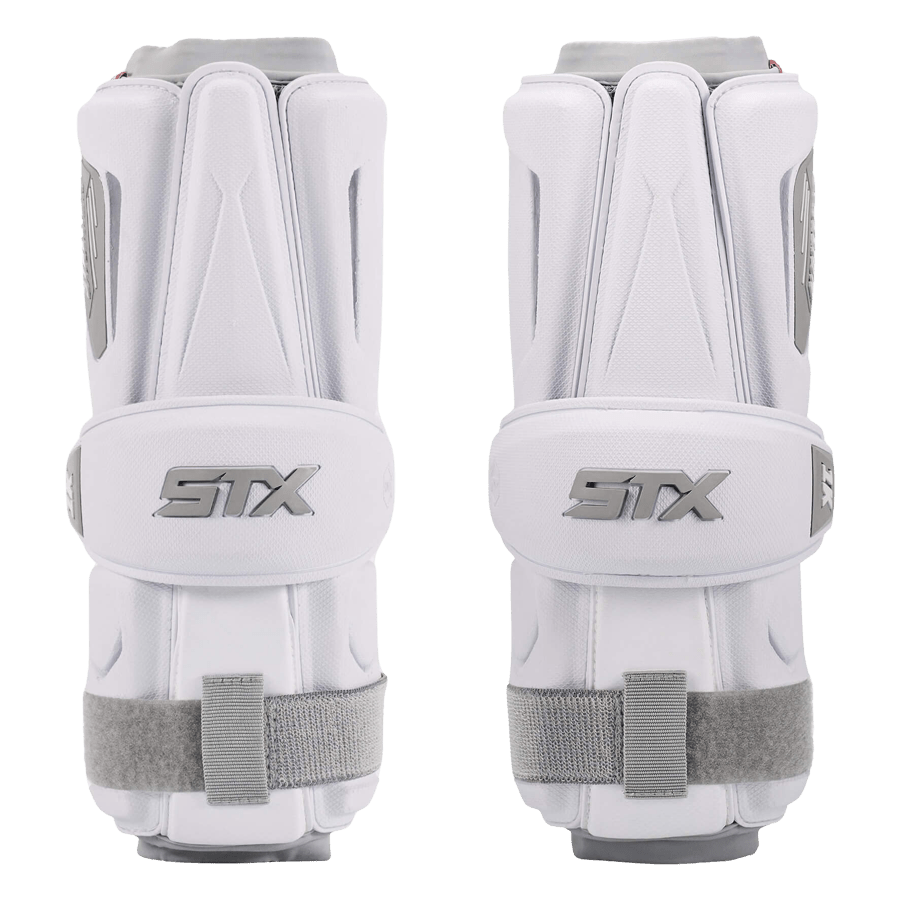 STX Stallion 1K Arm Guards Men's Arm Protection White Lax.com