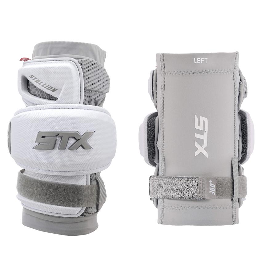 STX Stallion 1K Arm Pads Men's Arm Protection White Lax.com