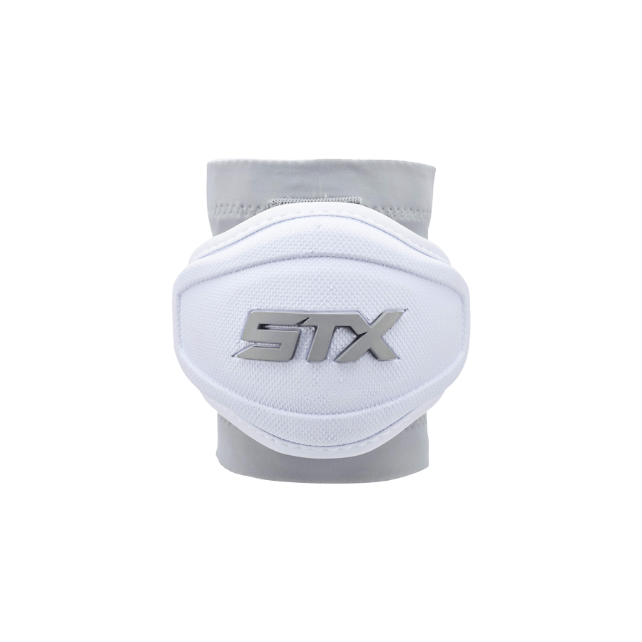 STX Stallion 1K Elbow Pads Men's Arm Protection White Lax.com