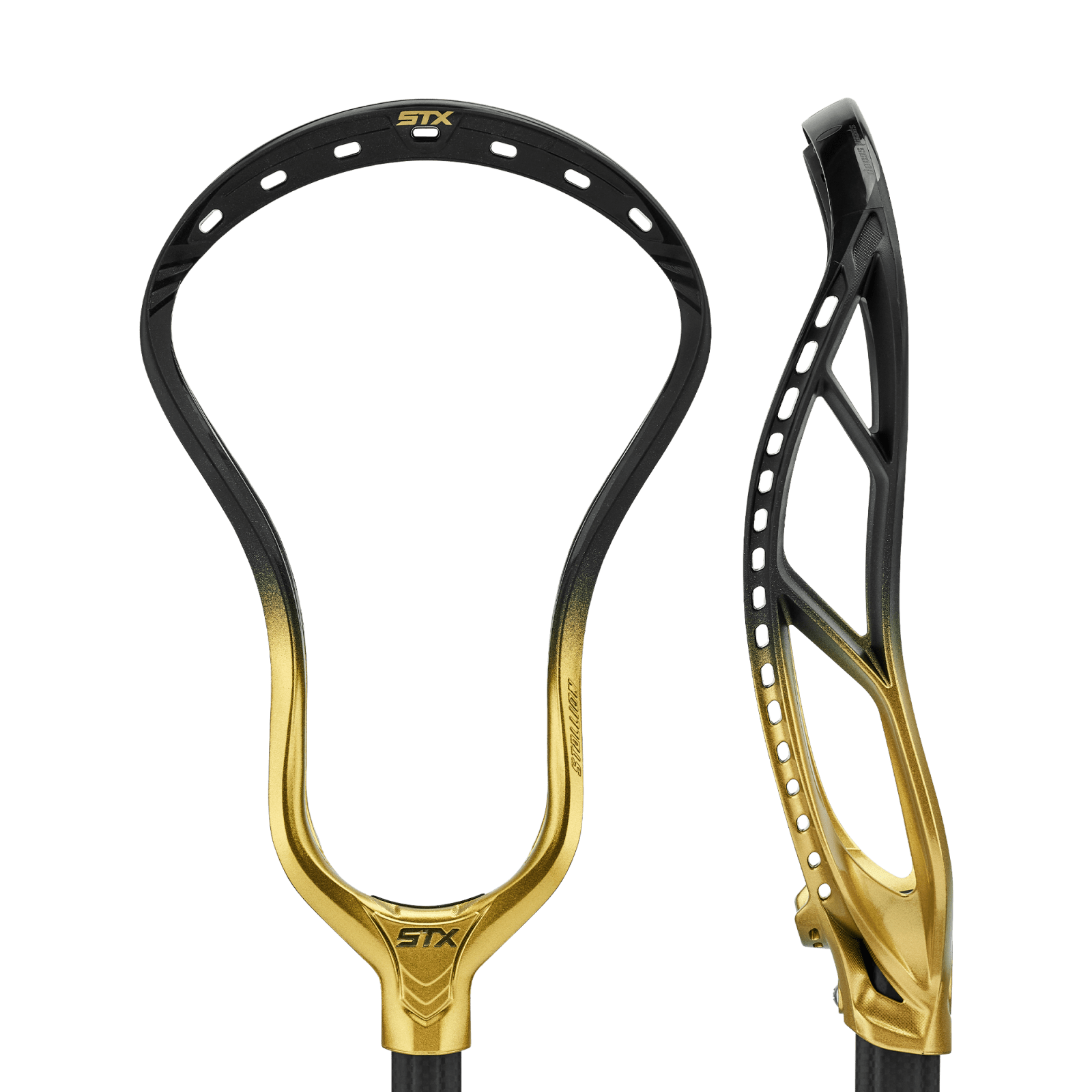 STX Stallion 1K Lacrosse Head Men's Head Black/Gold Lax.com