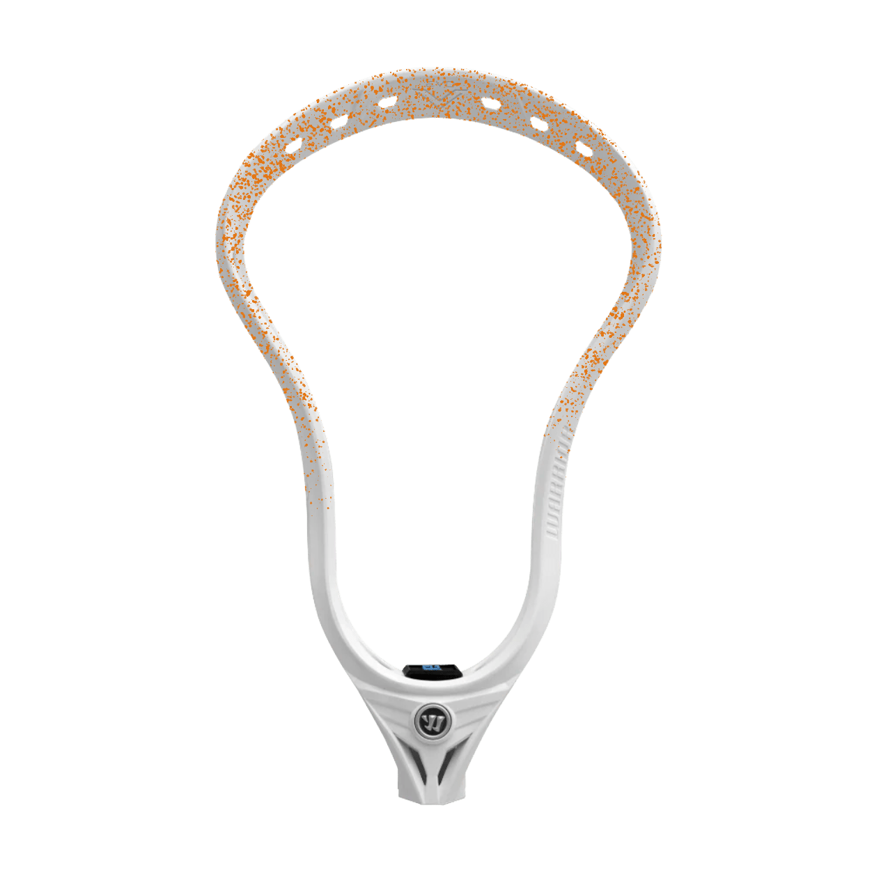 Warrior Evo V Lacrosse Head Men's Head Orange Splatter Fade Lax.com
